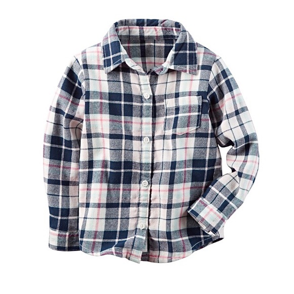 baby girl plaid shirt